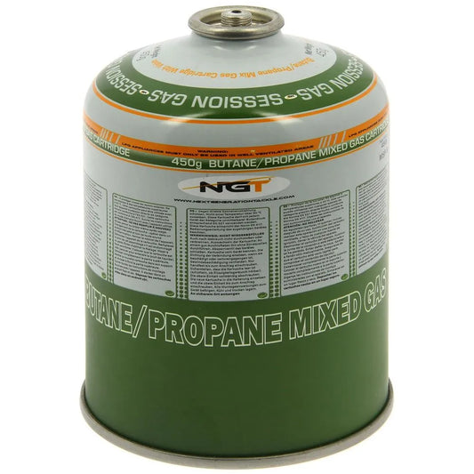 NGT 450g Butane / Propane Gas Canister. NOT AVAILABLE FOR DELIVERY OUTSIDE OF THE UK